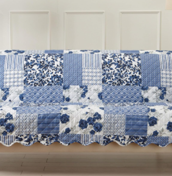 Washable Reversible Patchwork Cover With Elastic (Pet & Child Friendly)