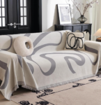 Ultra-Soft Bohemian Jacquard Sofa Cover (Fits 2 Or 3-Seater)