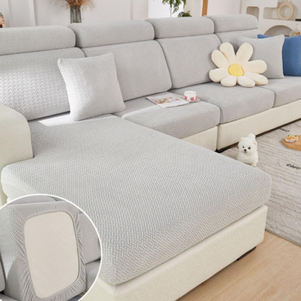 Pet-Friendly, Stretchy, Universal Sectional Sofa Cover